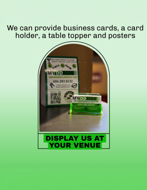 MyDDride Promotional Materials